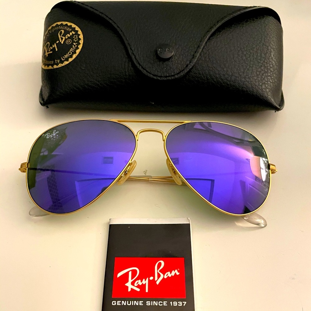 Ray Ban lavender Aviators
